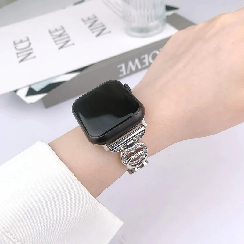 Brillant Apple Smartwatch Metall Universell Armband