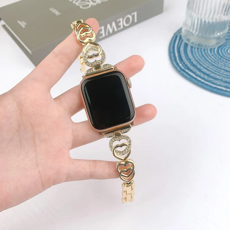Brillant Apple Smartwatch Metall Universell Armband