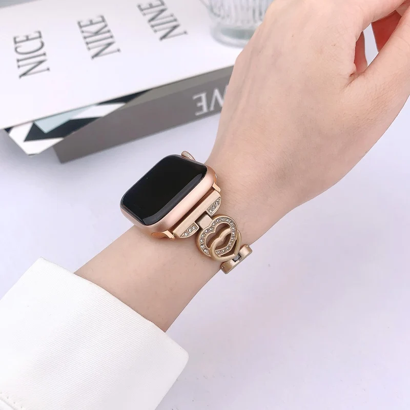 Brillant Apple Smartwatch Metall Universell Armband