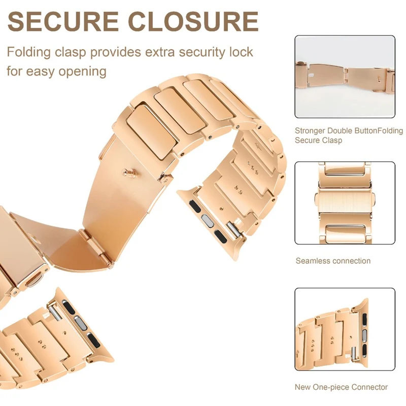 Modisch Apple Smartwatch Metall Universell Armband