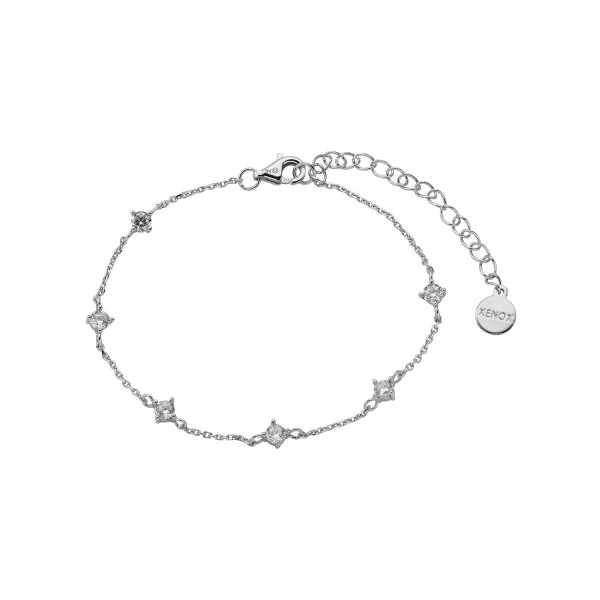 Xenox Damenarmband Zirkonia Crush Silber XS2037