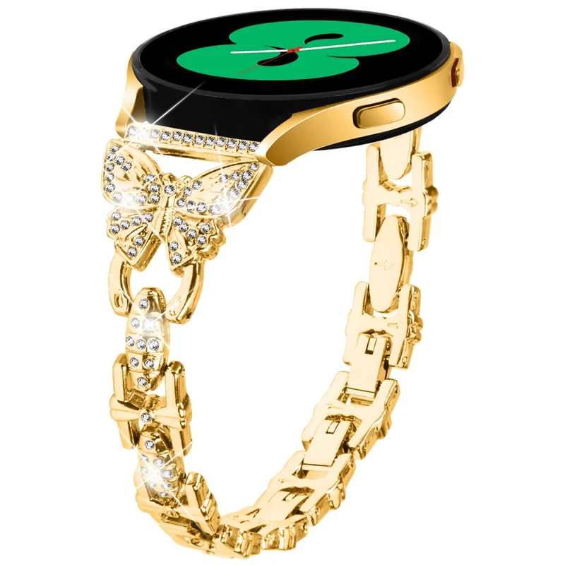 Unglaublich Stylisch Samsung Galaxy Watch FE Metall Und Strass Armband
