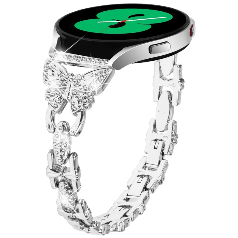 Unglaublich Stylisch Samsung Galaxy Watch FE Metall Und Strass Armband