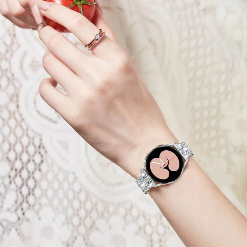 Reizend Samsung Galaxy Watch FE Metall Und Strass Armband