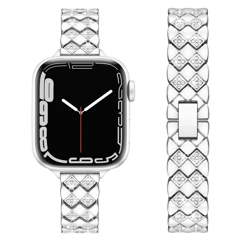 Unglaublich Fantastisch Apple Smartwatch Metall Und Strass Universell Armband