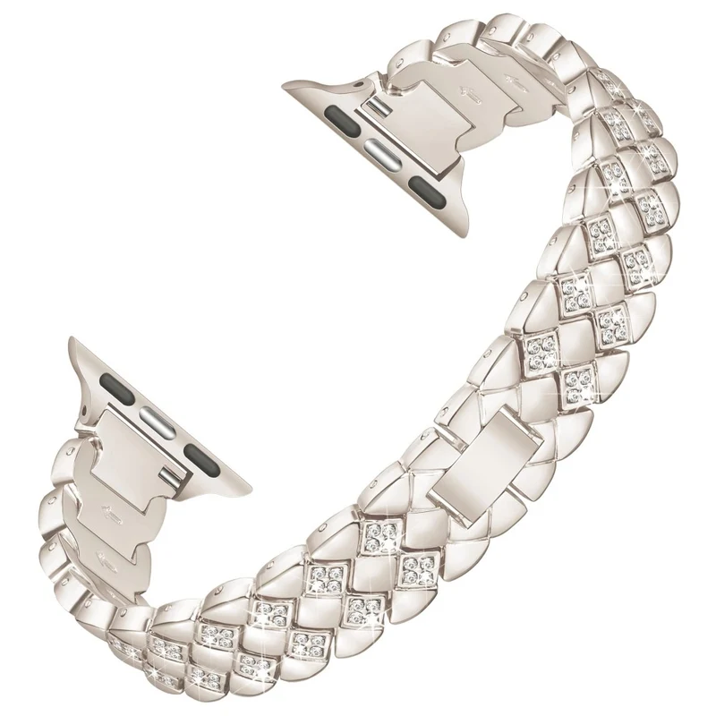 Unglaublich Fantastisch Apple Smartwatch Metall Und Strass Universell Armband