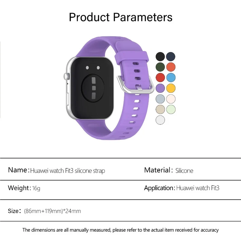 Weich Huawei Watch Fit 3 Silikon Armband