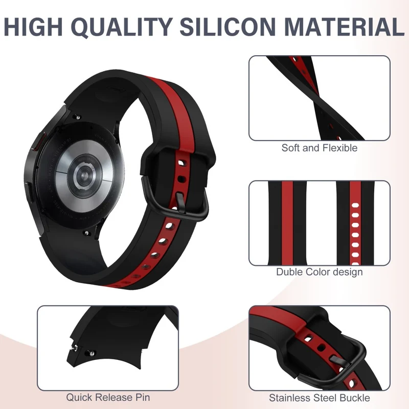 Wirklich Angenehm Samsung Smartwatch Silikon Universell Armband