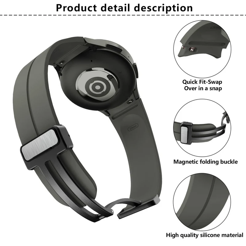 Mega Bequem Samsung Smartwatch Silikon Universell Armband