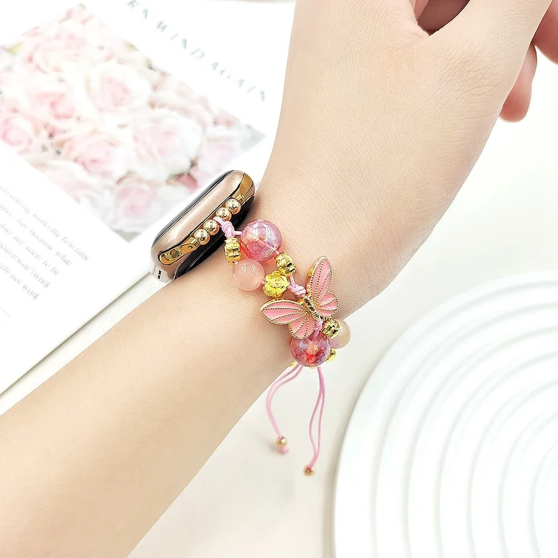 Sehr Stilvoll Apple Smartwatch Metall Und Plastik Universell Armband