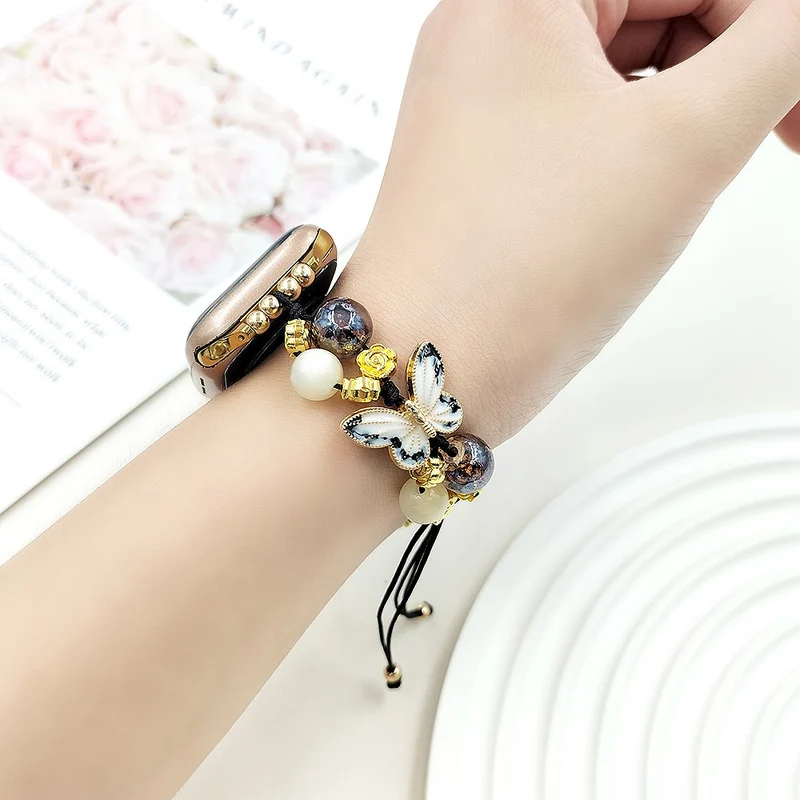 Sehr Stilvoll Apple Smartwatch Metall Und Plastik Universell Armband