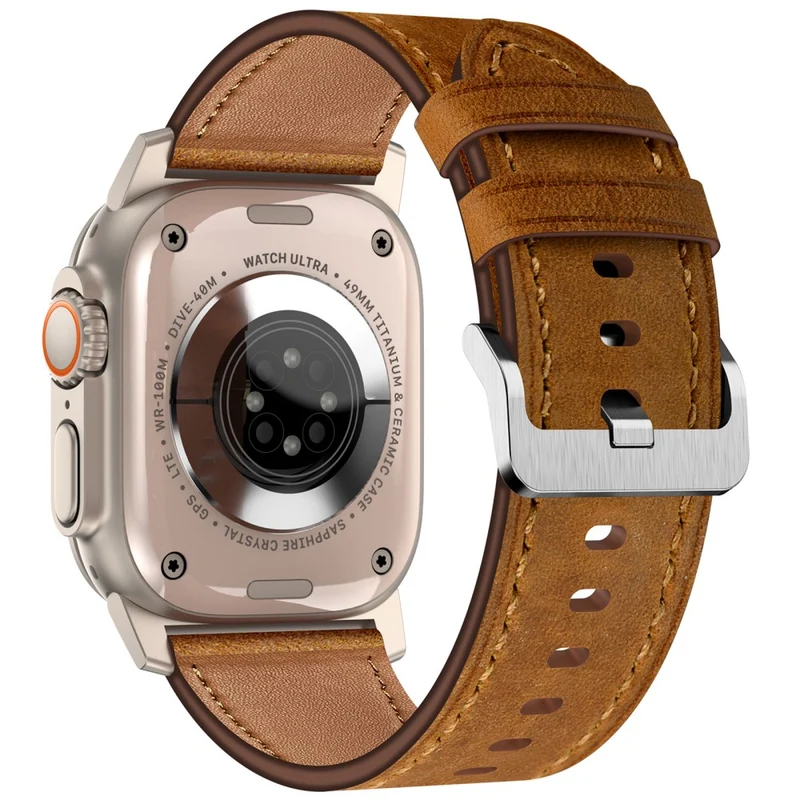 Zeitlos Apple Smartwatch Echtes Leder Universell Armband