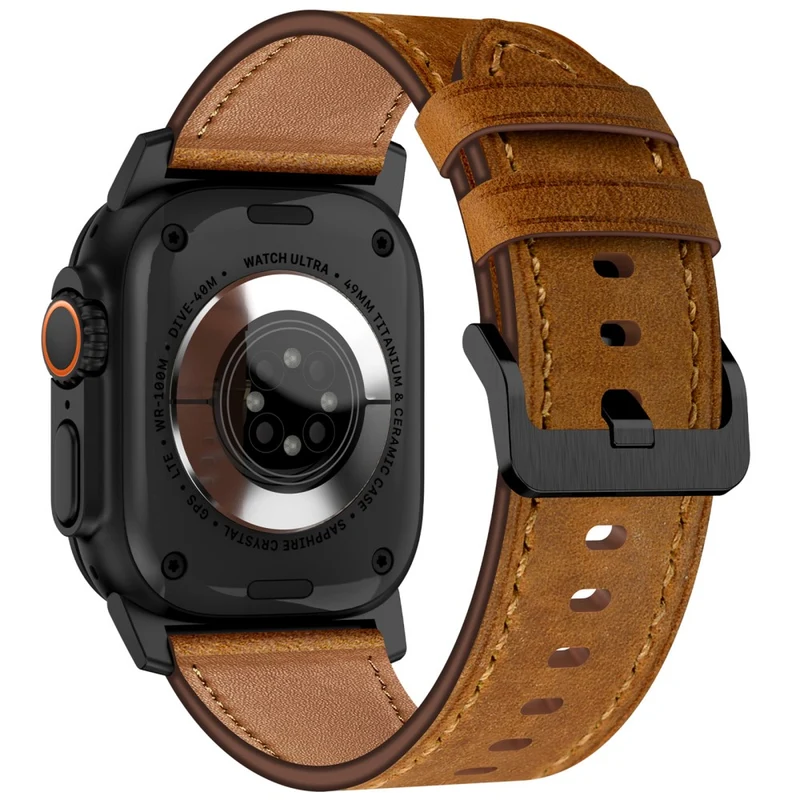 Zeitlos Apple Smartwatch Echtes Leder Universell Armband