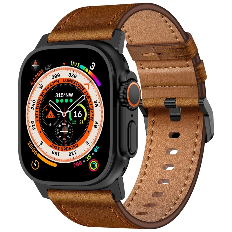 Zeitlos Apple Smartwatch Echtes Leder Universell Armband