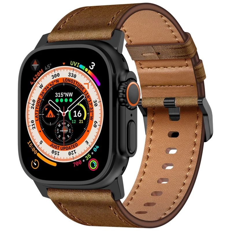 Zeitlos Apple Smartwatch Echtes Leder Universell Armband