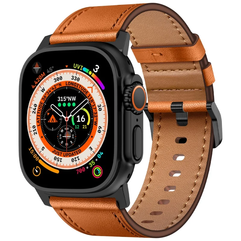 Zeitlos Apple Smartwatch Echtes Leder Universell Armband