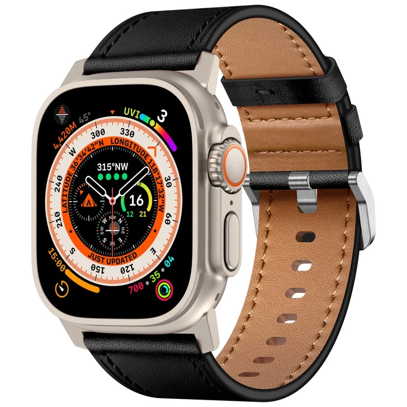 Zeitlos Apple Smartwatch Echtes Leder Universell Armband