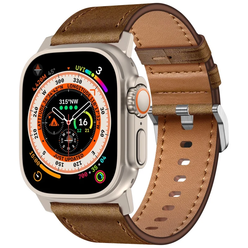 Zeitlos Apple Smartwatch Echtes Leder Universell Armband