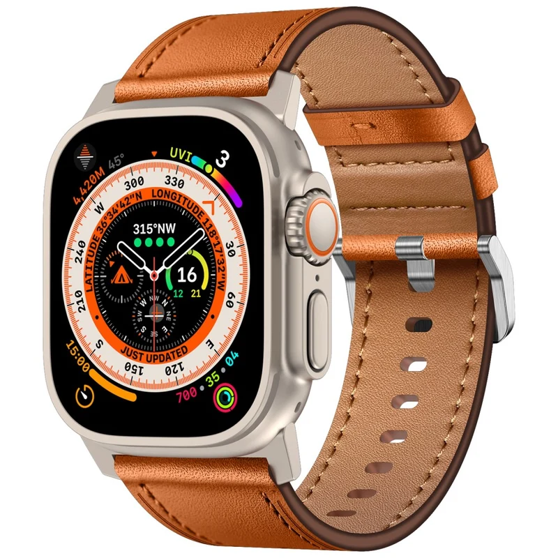 Zeitlos Apple Smartwatch Echtes Leder Universell Armband