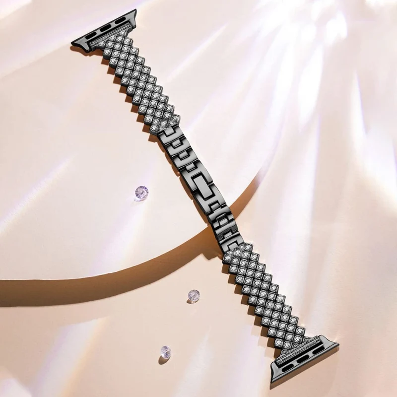 Sehr Fantastisch Apple Smartwatch Metall Und Strass Universell Armband