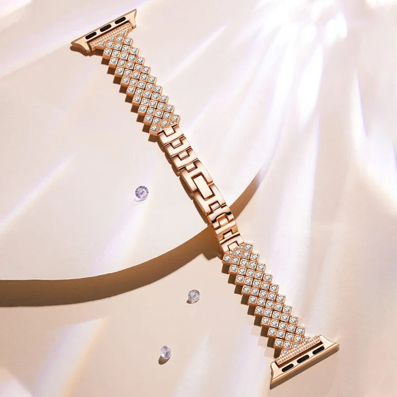 Sehr Fantastisch Apple Smartwatch Metall Und Strass Universell Armband