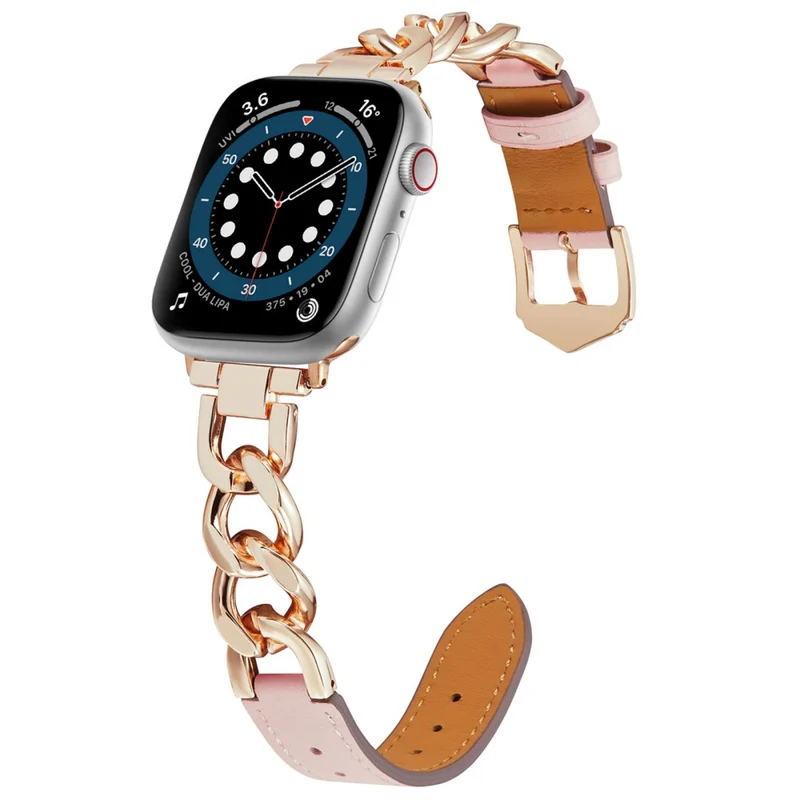 Modisch Apple Smartwatch Echtes Leder Universell Armband