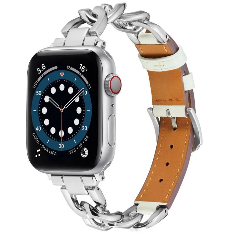 Modisch Apple Smartwatch Echtes Leder Universell Armband