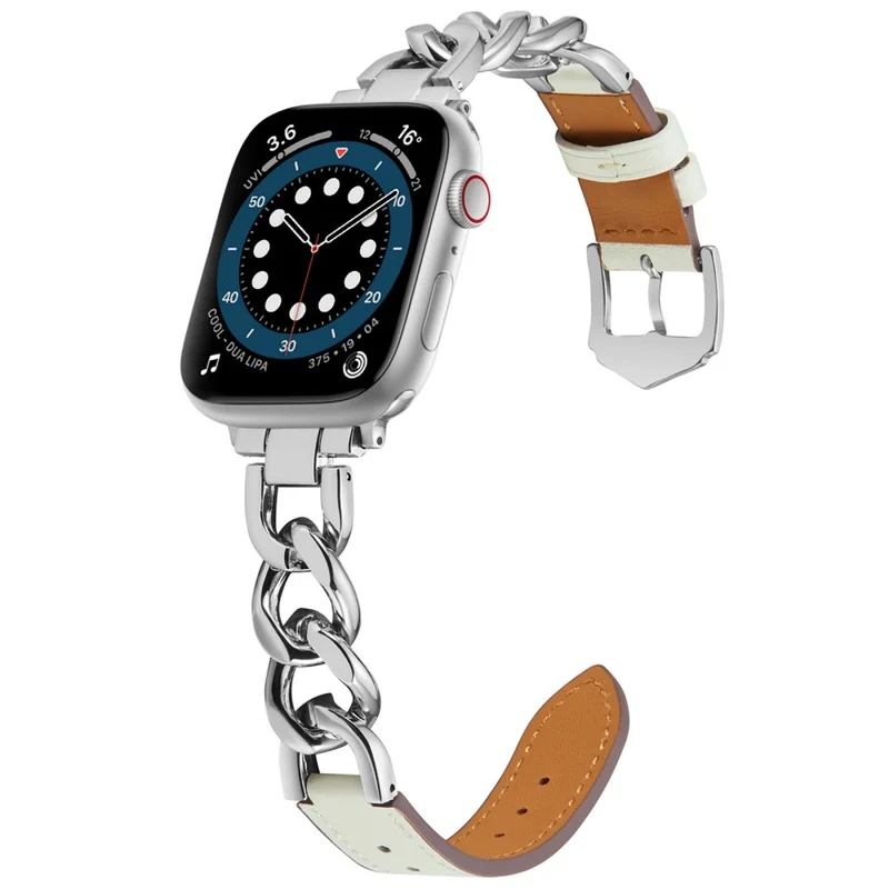 Modisch Apple Smartwatch Echtes Leder Universell Armband