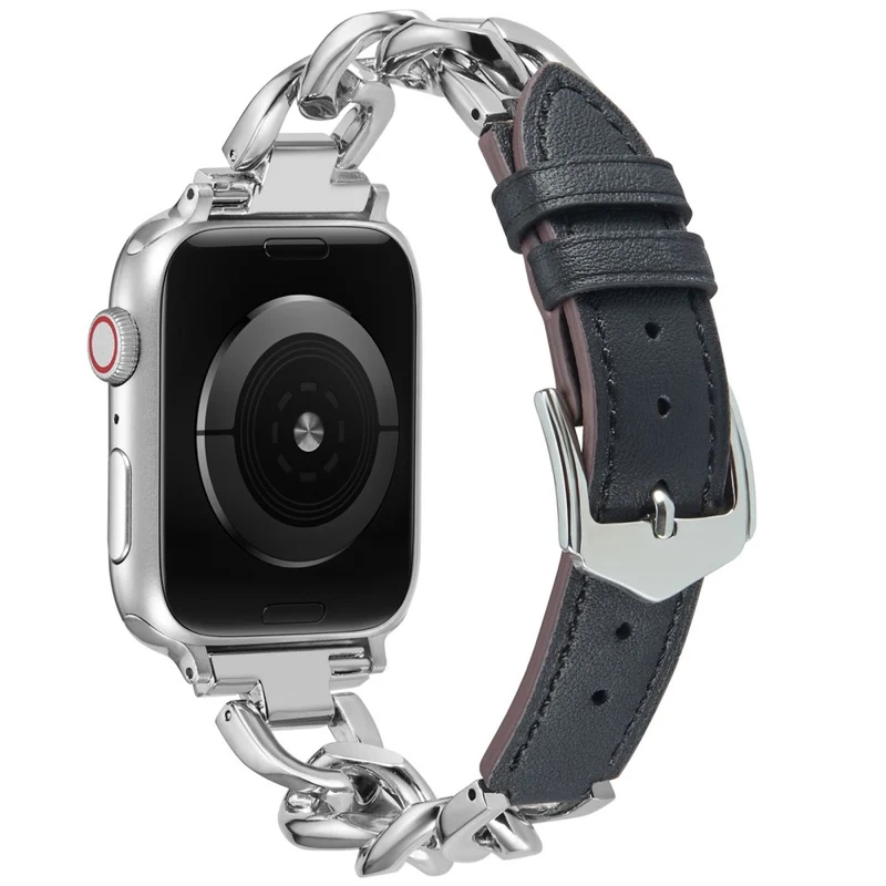 Modisch Apple Smartwatch Echtes Leder Universell Armband