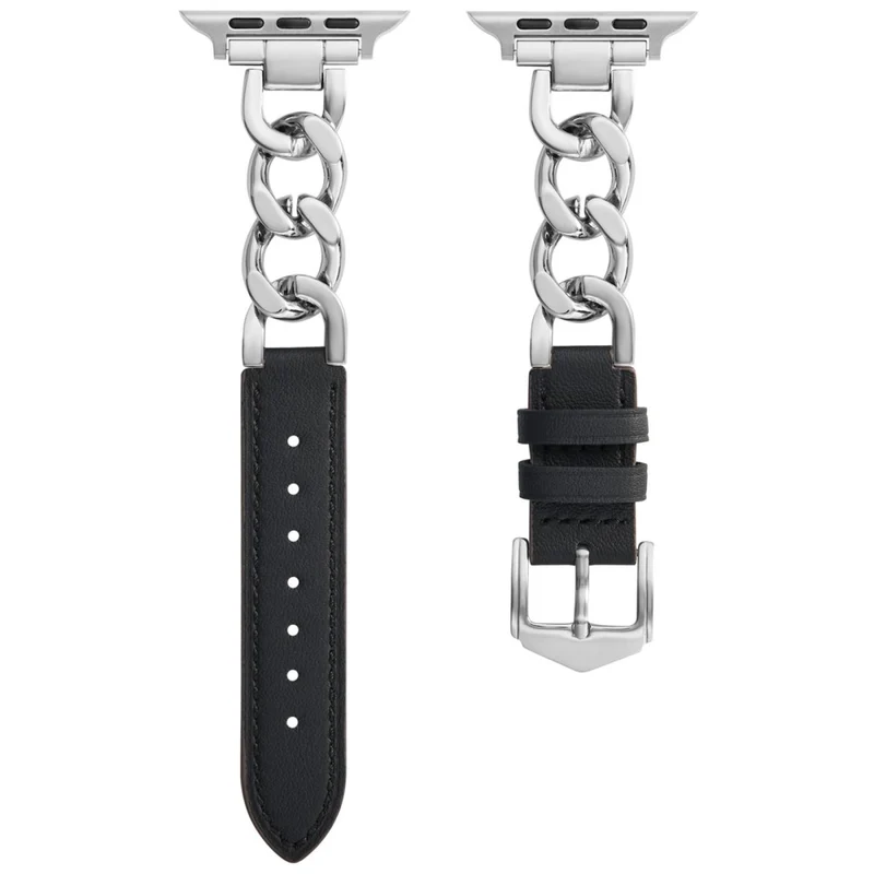 Modisch Apple Smartwatch Echtes Leder Universell Armband
