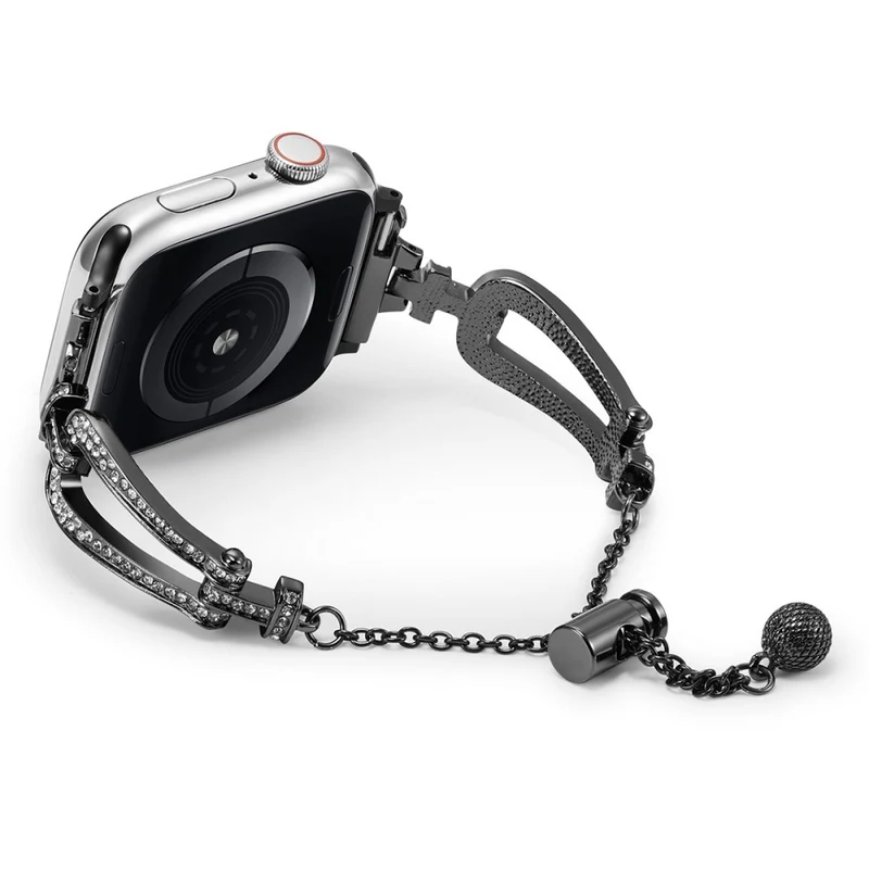 Modisch Apple Smartwatch Metall Und Strass Universell Armband