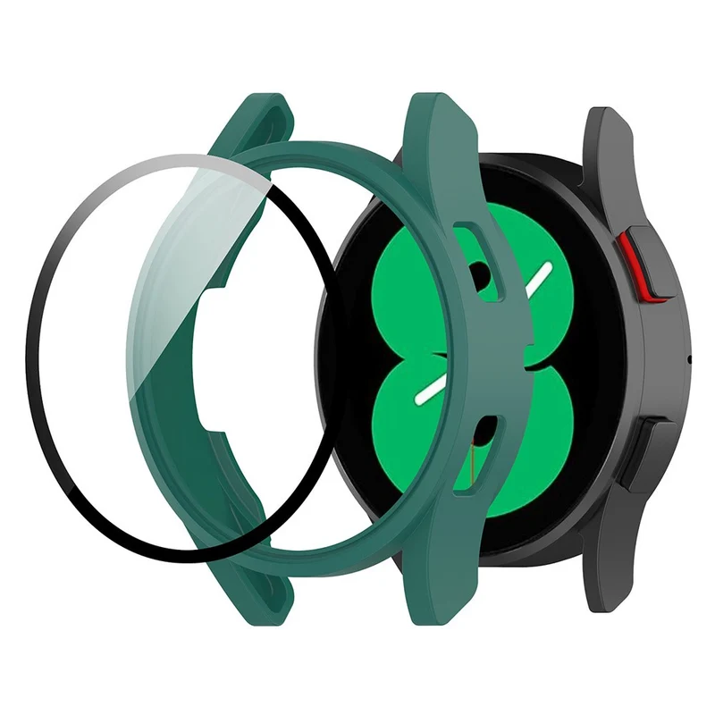 Unglaublich Schön Samsung Galaxy Watch FE Hülle mit Displayschutz in Glas und Plastik