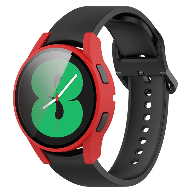 Unglaublich Schön Samsung Galaxy Watch FE Hülle mit Displayschutz in Glas und Plastik