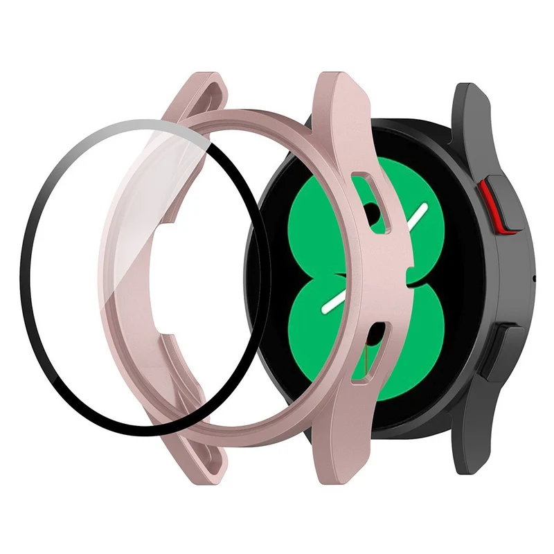 Unglaublich Schön Samsung Galaxy Watch FE Hülle mit Displayschutz in Glas und Plastik