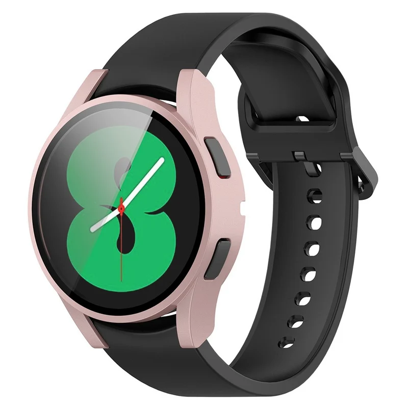 Unglaublich Schön Samsung Galaxy Watch FE Hülle mit Displayschutz in Glas und Plastik