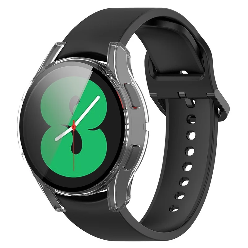 Unglaublich Schön Samsung Galaxy Watch FE Hülle mit Displayschutz in Glas und Plastik