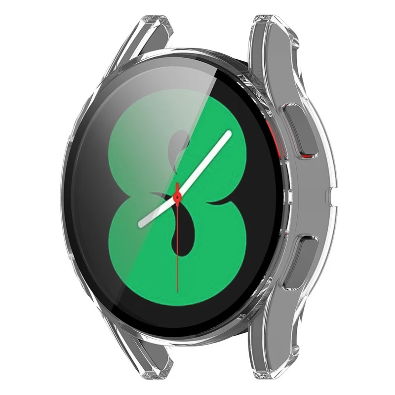 Unglaublich Schön Samsung Galaxy Watch FE Hülle mit Displayschutz in Glas und Plastik
