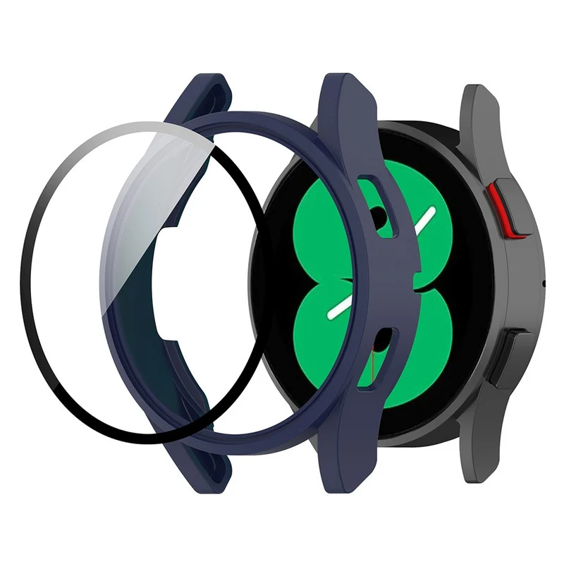 Unglaublich Schön Samsung Galaxy Watch FE Hülle mit Displayschutz in Glas und Plastik