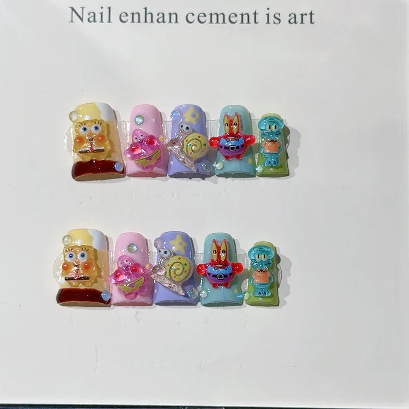 Launische Cartoon-Nagelkunst-Zubehör
