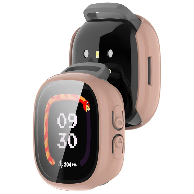 Auffallend Gut Fitbit Ace LTE Hülle mit Displayschutz in Glas und Plastik