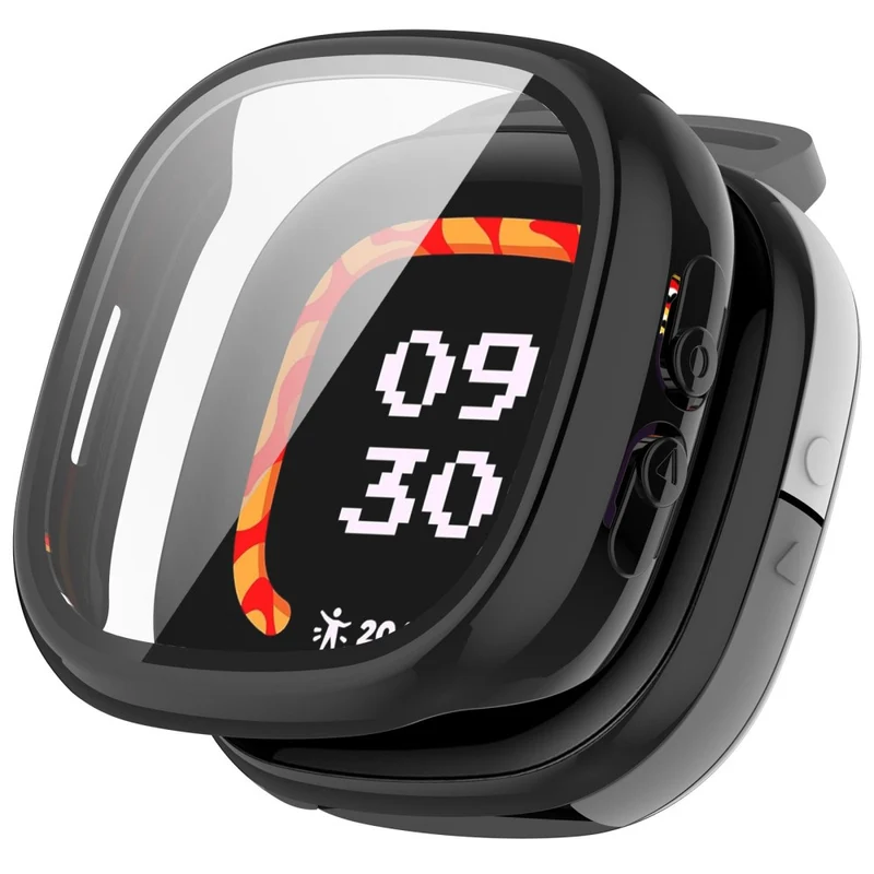 Auffallend Gut Fitbit Ace LTE Hülle mit Displayschutz in Glas und Plastik