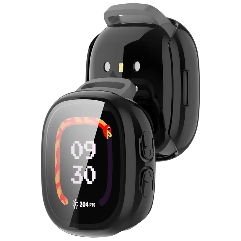 Auffallend Gut Fitbit Ace LTE Hülle mit Displayschutz in Glas und Plastik