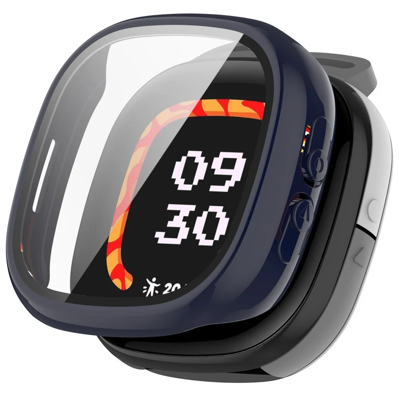 Auffallend Gut Fitbit Ace LTE Hülle mit Displayschutz in Glas und Plastik