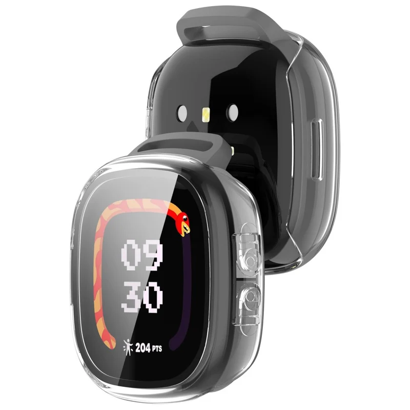 Auffallend Gut Fitbit Ace LTE Hülle mit Displayschutz in Glas und Plastik