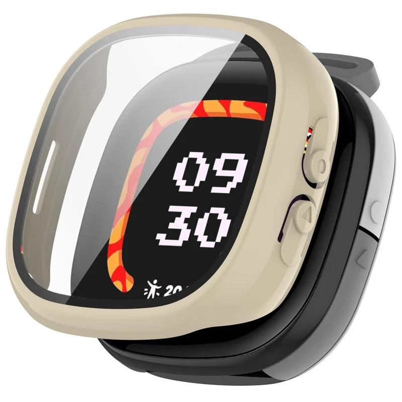 Auffallend Gut Fitbit Ace LTE Hülle mit Displayschutz in Glas und Plastik