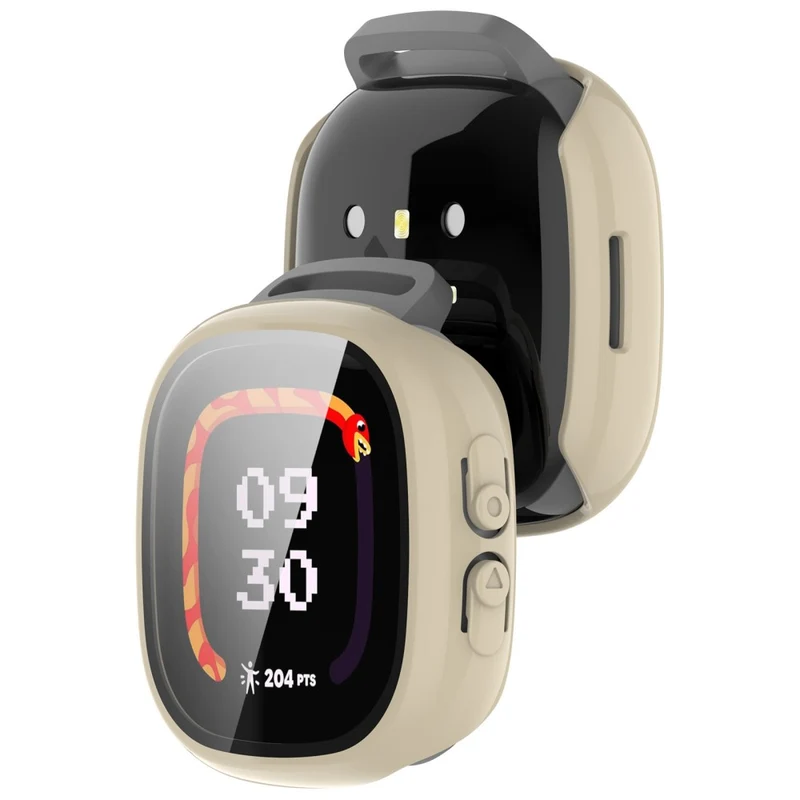 Auffallend Gut Fitbit Ace LTE Hülle mit Displayschutz in Glas und Plastik