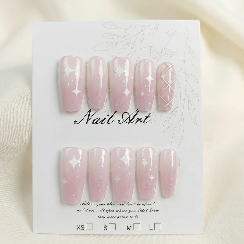 Elegantes Press-On-Nagelkunst-Set
