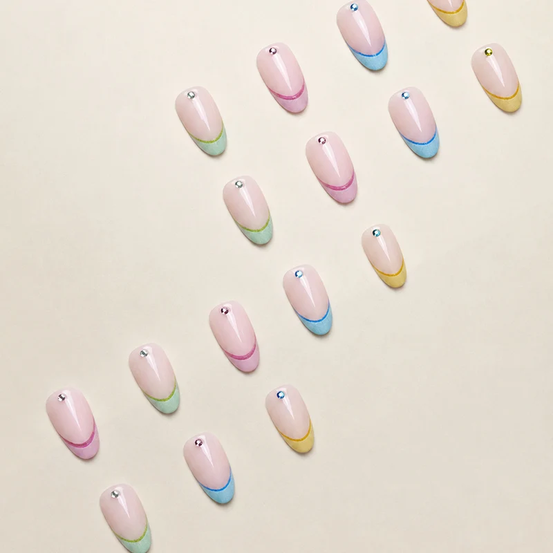Elegante Französische Spitze Nagelkunst