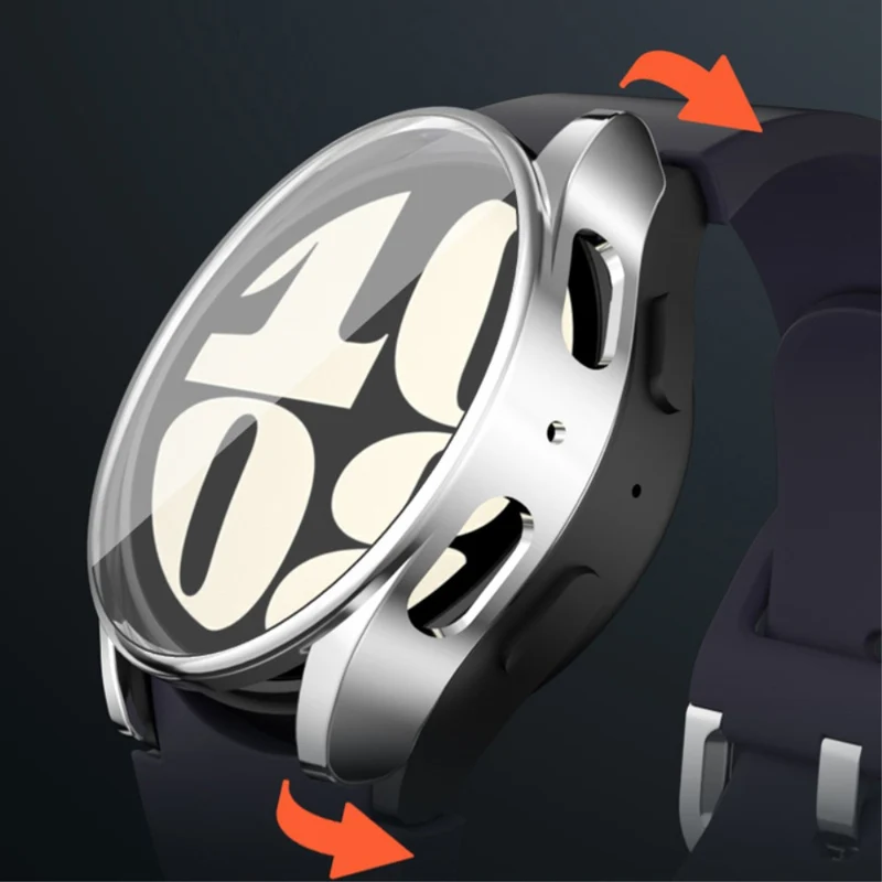 Weich Samsung Galaxy Watch 7 44mm Silikon Hülle