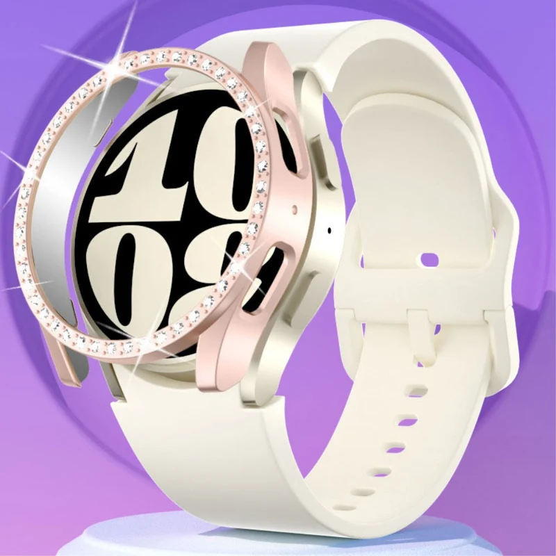 Samsung Galaxy Watch 7 44mm Hart Plastik und Strass Bumper